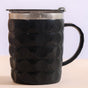 Stainless Steel Insulated Coffee Mug Black 400ml