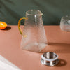 Glass Jug And Cup Set of 6 - Tea set, glass jug set, glassware set | Drinkware set for Dining table & Home decor
