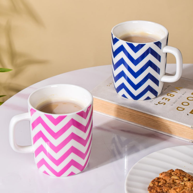 Striped Mug- Mug for coffee, tea mug, cappuccino mug | Cups and Mugs for Coffee Table & Home Decor