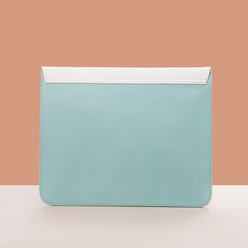 Multi-Use Vegan Leather Travel Bag Set Of 4 Turquoise
