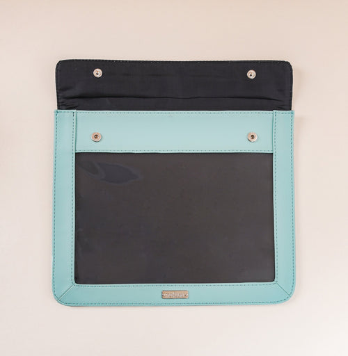 Multi-Use Vegan Leather Travel Bag Set Of 4 Turquoise