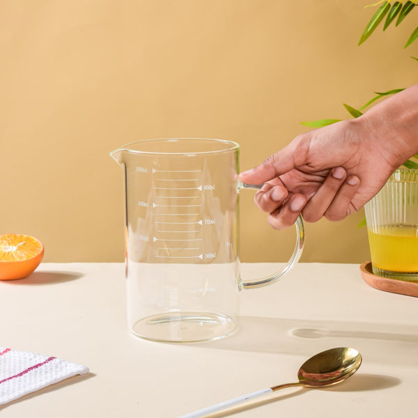 Glass Jug - Water jug, glass jug, juice jug | Jug for Dining table & Home decor