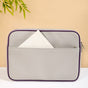 Soft Vegan Leather Laptop Sleeve Grey