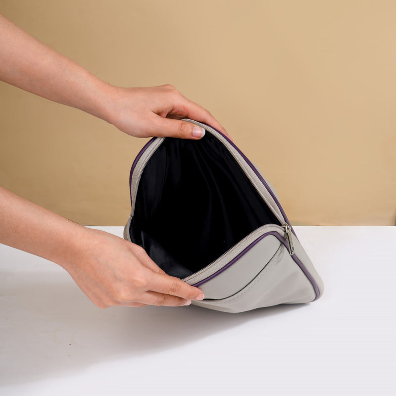 Premium Vegan Leather iPad Cover Grey