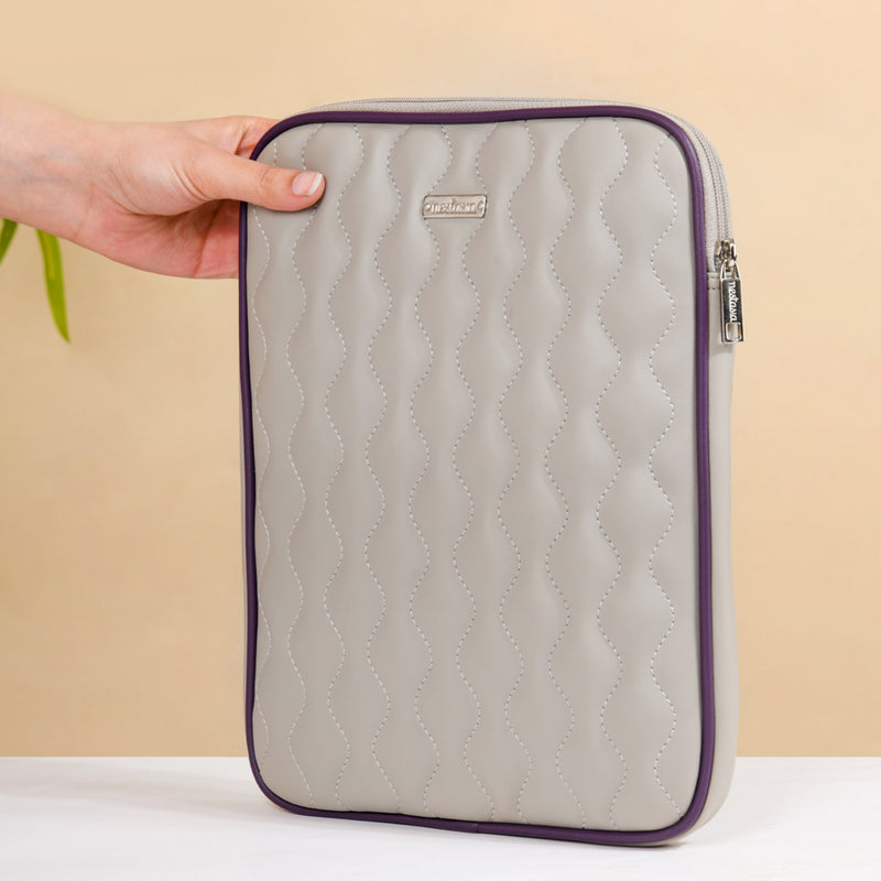 Premium Vegan Leather iPad Cover Grey