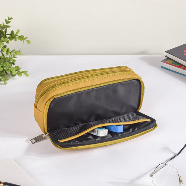 Pencil Pouch Case Yellow