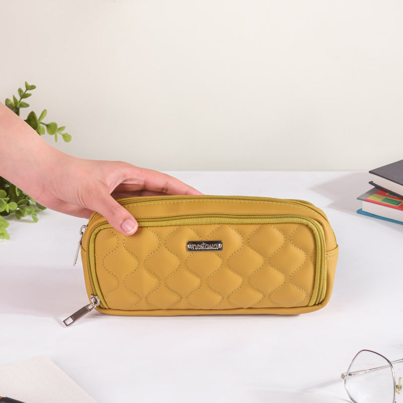 Padded Pencil Case Yellow