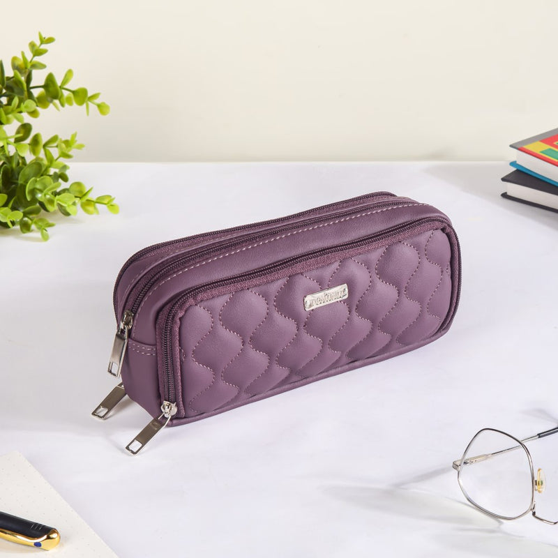 Padded Pencil Case Purple