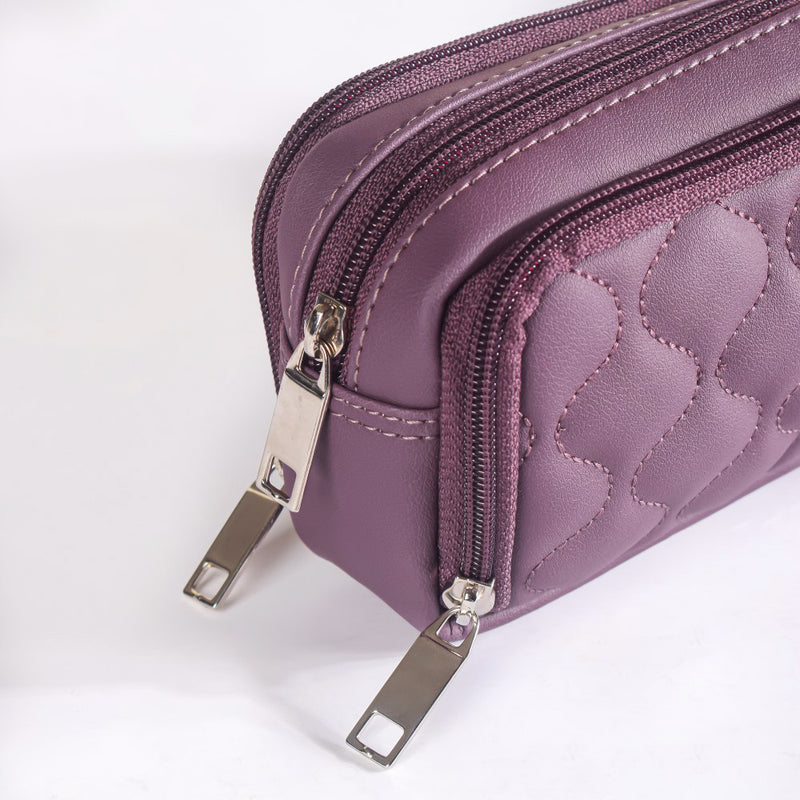 Padded Pencil Case Purple
