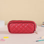 Quilted Stationery Bag Red