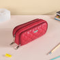 Quilted Stationery Bag Red