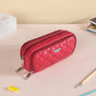 Quilted Stationery Bag Red