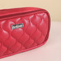 Quilted Stationery Bag Red