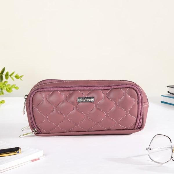 Cushioned Pencil Storage Pouch Pink