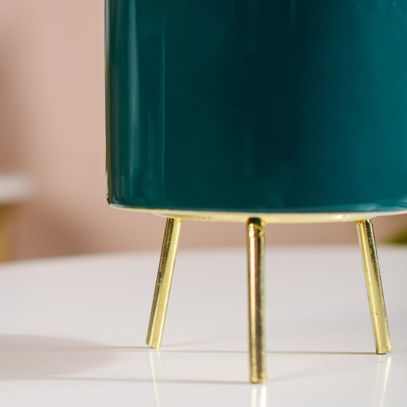 Green Porcelain Table Planter