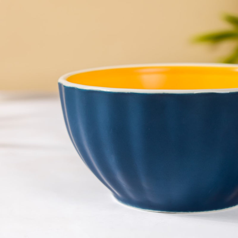 Chrome Side Bowl 300 ml - Bowl,ceramic bowl, snack bowls, curry bowl, popcorn bowls | Bowls for dining table & home decor