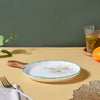 Circular Bbq Floral Plate Large - Ceramic platter, serving platter, fruit platter, snack plate | Plates for dining table & home decor