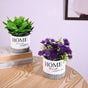 Circular Plant Pot - Artificial flower | Home decor item | Room decoration item