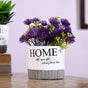 Circular Plant Pot - Artificial flower | Home decor item | Room decoration item