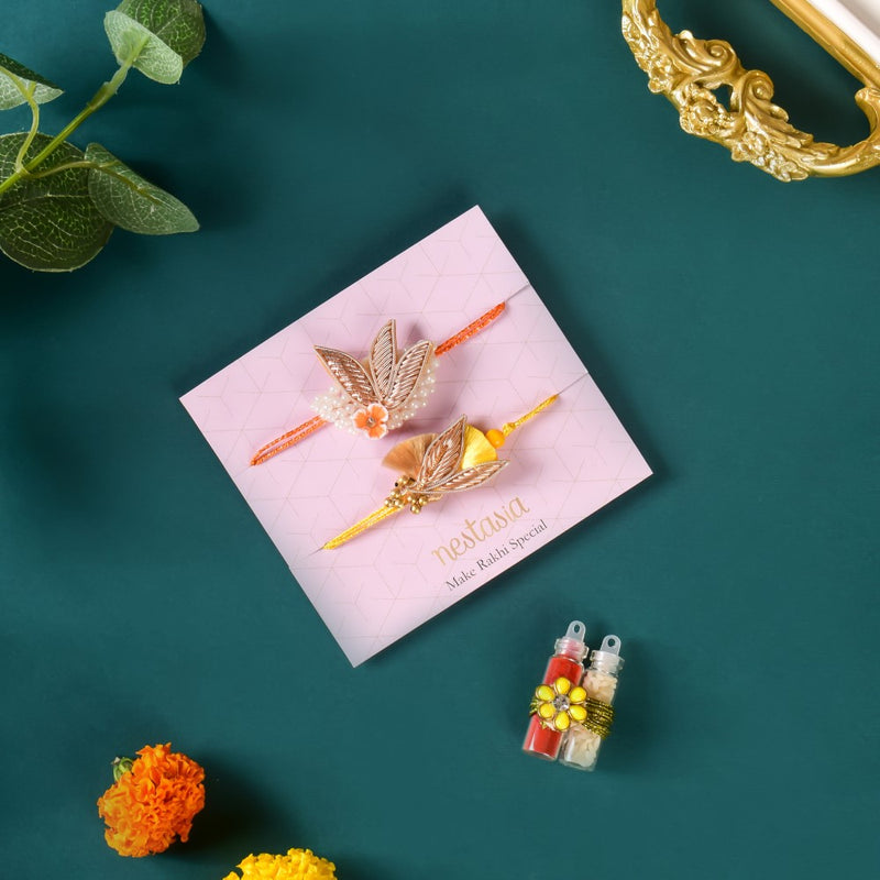 Sweet Sentiments Rakhi Hamper Set Of 3