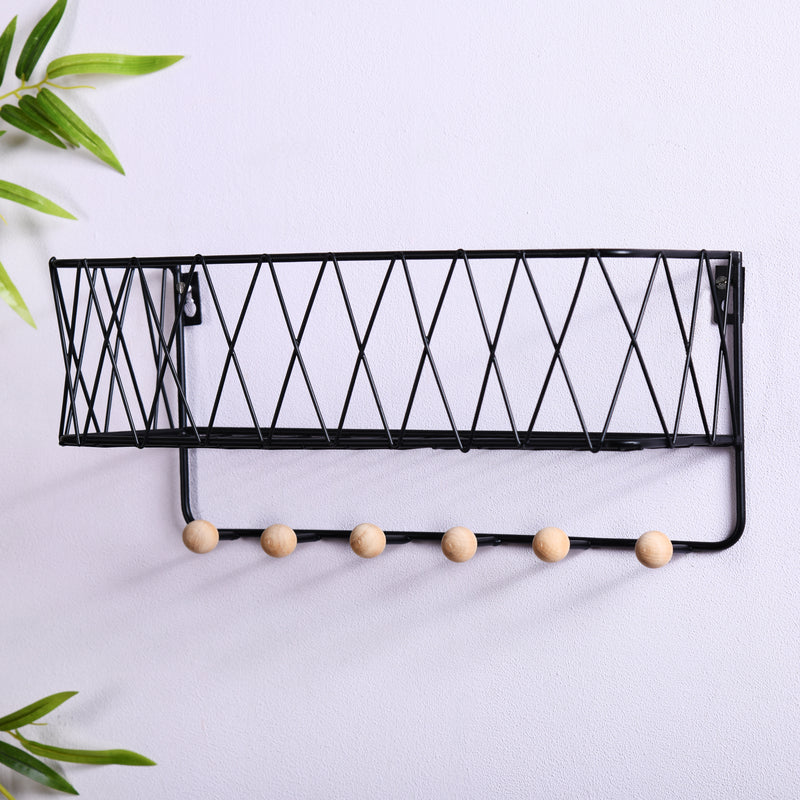 Metal Wall Rack - Wall shelf and floating shelf | Shop wall decoration & home decoration items