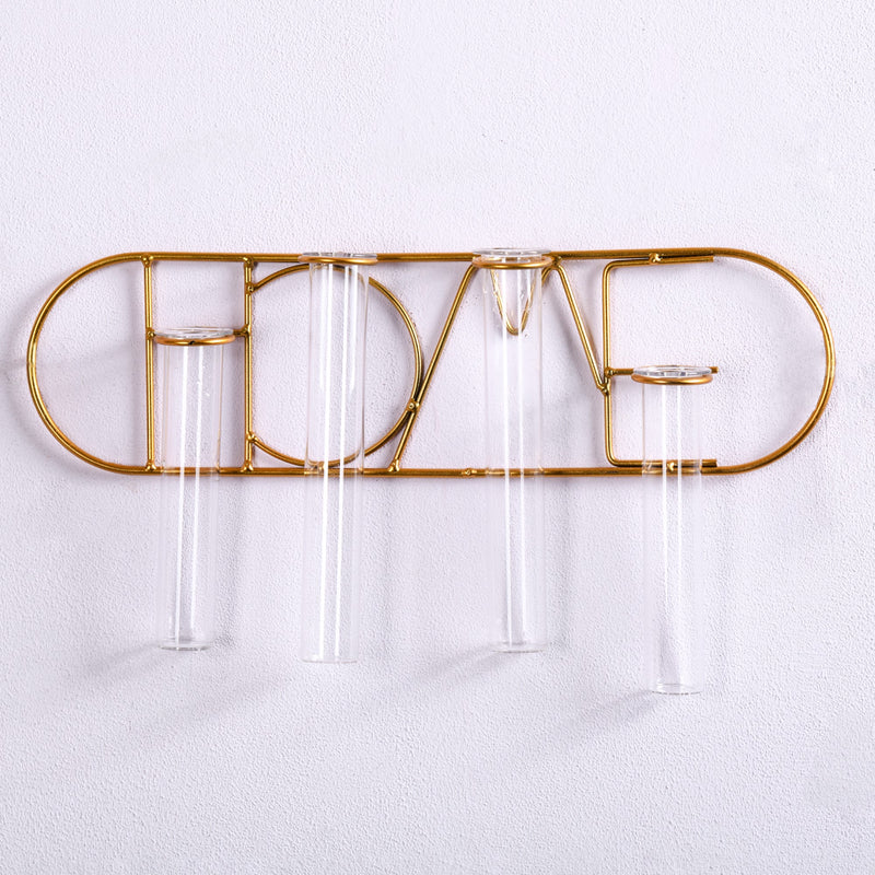 Metal Wall Planter - Flower vase for wall decoration/wall design | Living room decoration ideas