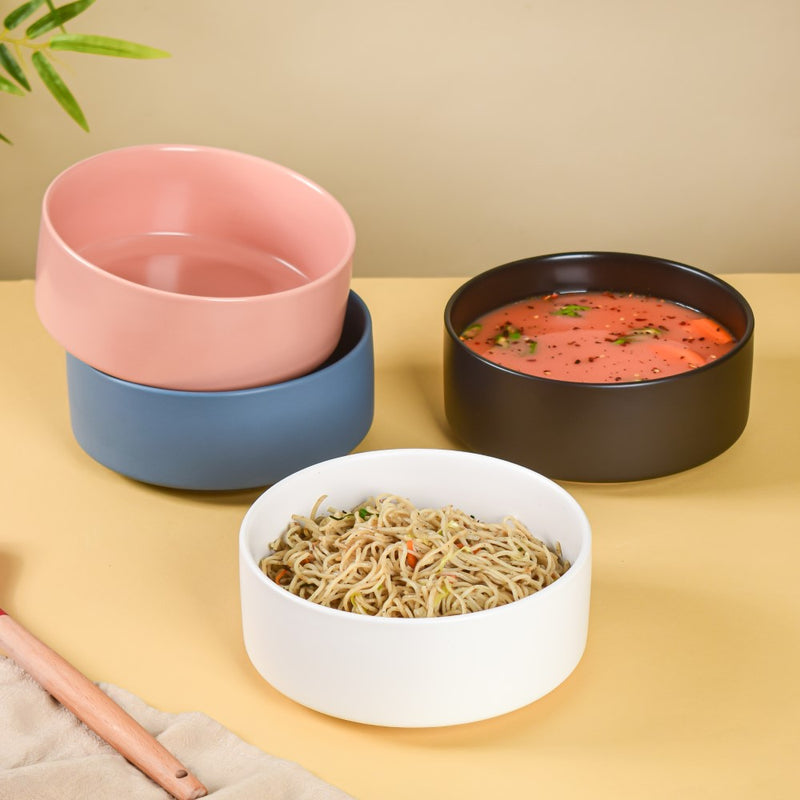 Pastel Serving Bowl - Bowl, ceramic bowl, serving bowls, noodle bowl, salad bowls, bowl for snacks, large serving bowl | Bowls for dining table & home decor