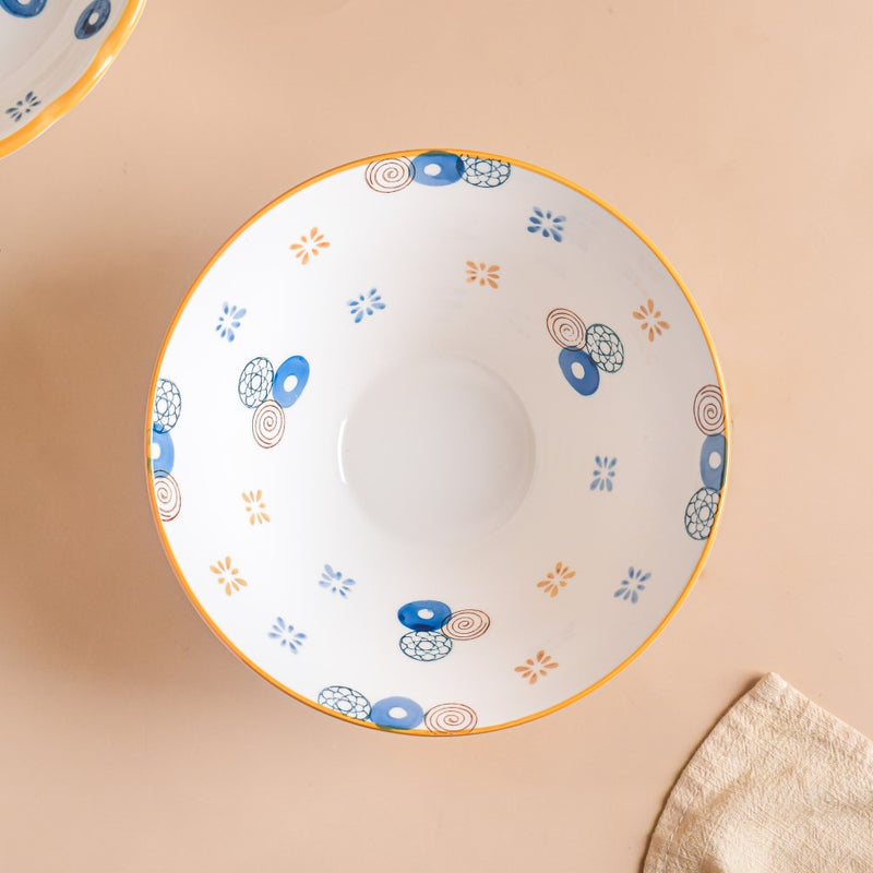 Feliz Ramen Bowl 800 ml - Soup bowl, ceramic bowl, ramen bowl, serving bowls, salad bowls, noodle bowl | Bowls for dining table & home decor