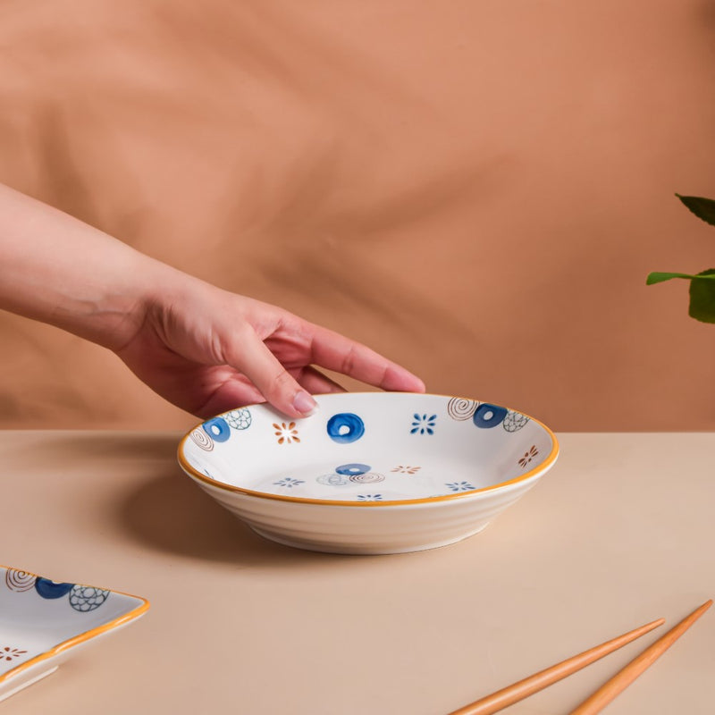 Feliz Deep Dish - Serving plate, pasta plate, lunch plate, deep plate | Plates for dining table & home decor