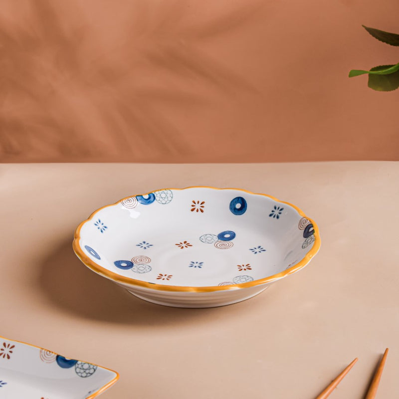 Feliz Appetizer Plate - Serving plate, snack plate, dessert plate | Plates for dining & home decor
