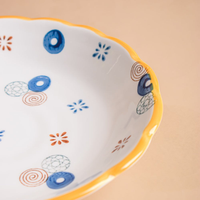 Feliz Appetizer Plate - Serving plate, snack plate, dessert plate | Plates for dining & home decor