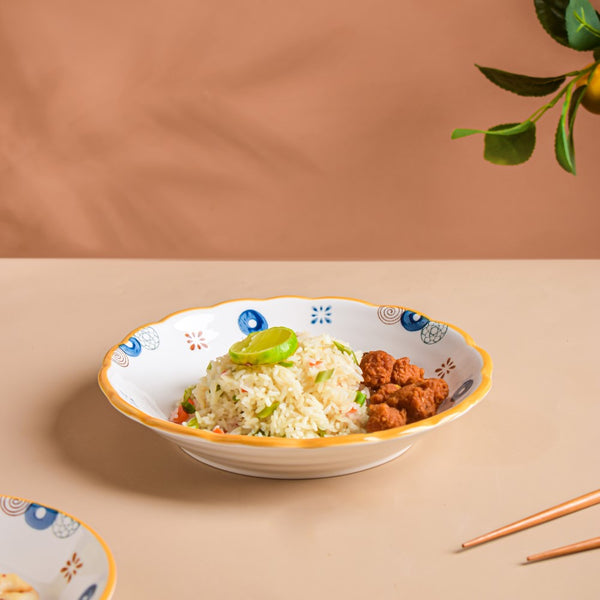 Feliz Appetizer Plate - Serving plate, snack plate, dessert plate | Plates for dining & home decor