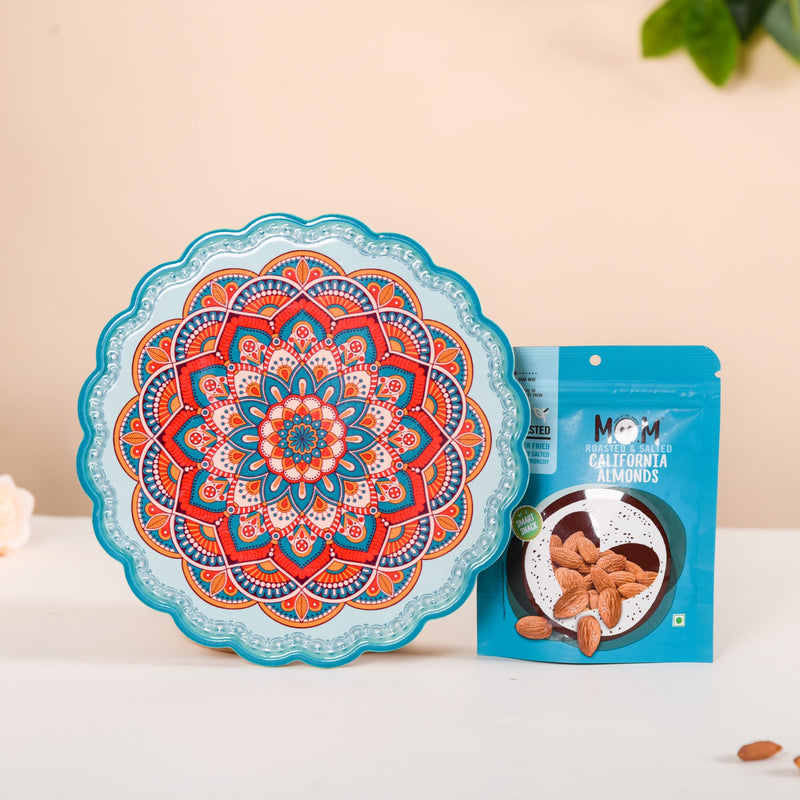 Rakhi With Platter Celebrations Hamper Set Of 4