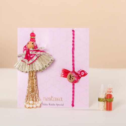 Rakhi With Platter Celebrations Hamper Set Of 4