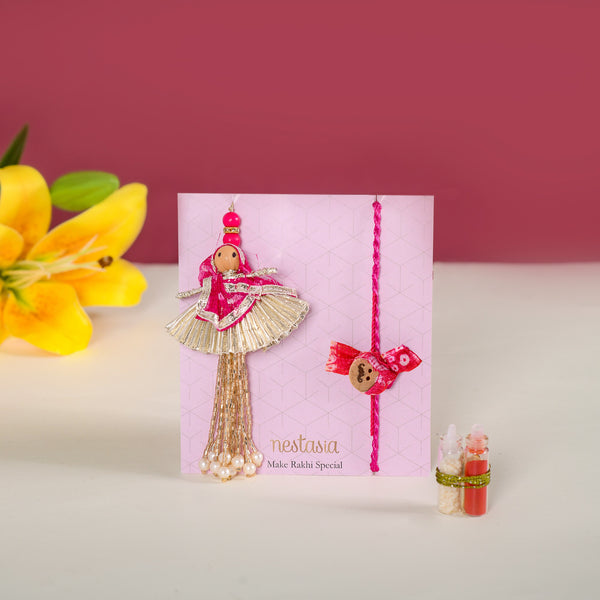 Couple Snack Time Rakhi Gift Set Of 4