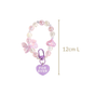 Love Forever Lavender Charm Keychain