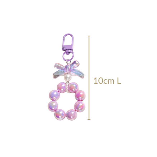 Purple Paradise Hoop Keychain