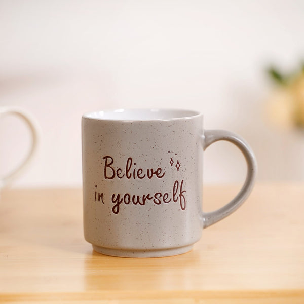 Daily Motivation Quotes Stackable Mugs Set Of 4 280ml