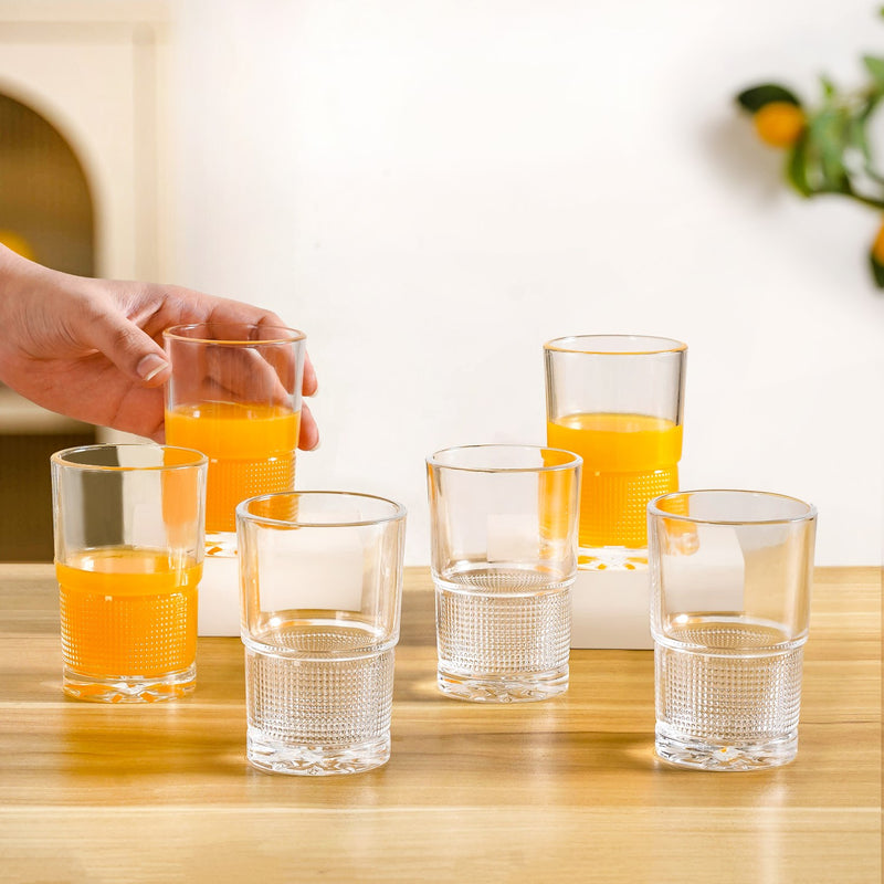 Daily Sip Tea Glass Set Of 6 190ml