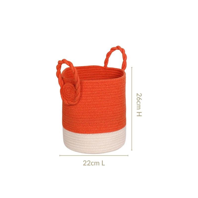 Dainty Dual Colour Storage Basket