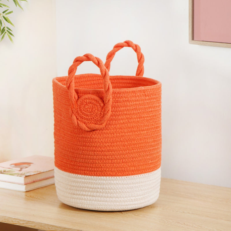 Dainty Dual Colour Storage Basket