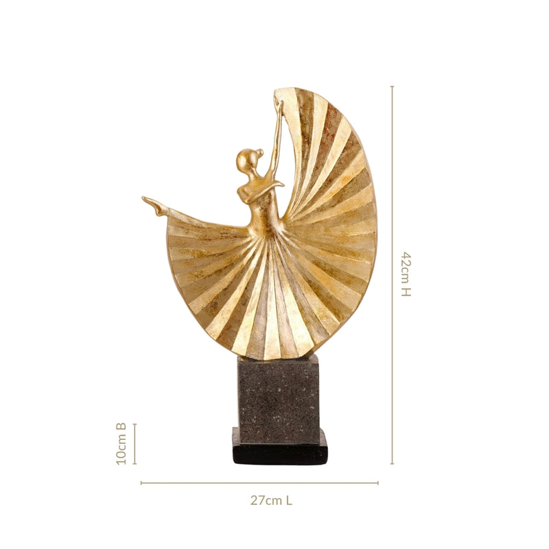 Dancing Ballerina Home Decor Sculpture