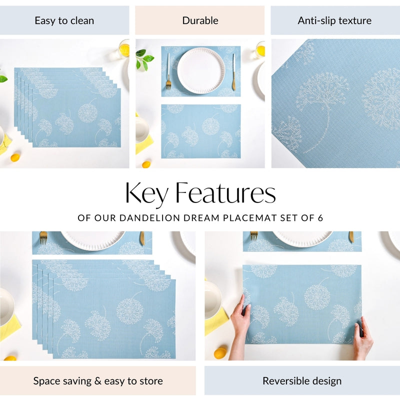 Dandelion Dream Placemat Set Of 6