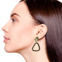 Earthy Twisted Dangle Earrings