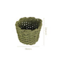 Dark Green Roped Style Basket