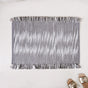 Dark Grey Cotton Weave Anti Slip Floor Mat 85x62cm