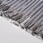 Dark Grey Weave Rope Floor Mat 85x62cm