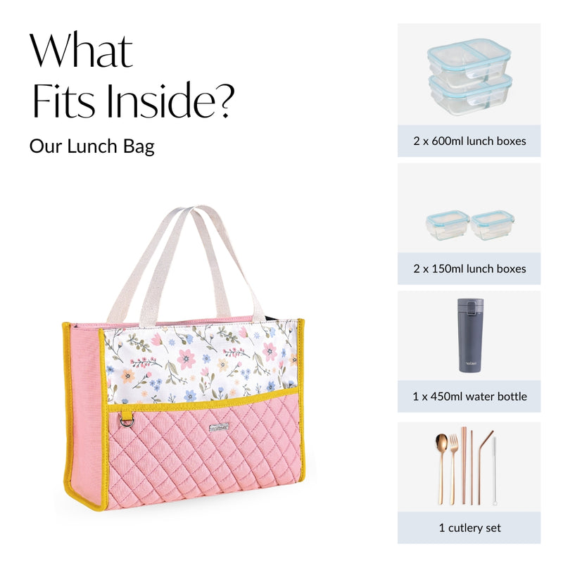 Daydream Quilted Lunch Bag For Women
