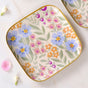 Peony Petals Snack Plates Set Of 2 In Gift Box