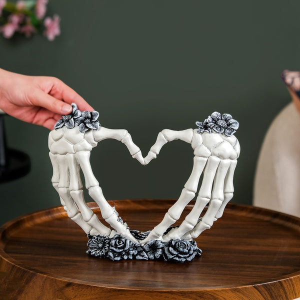 Skeleton Love Hands Decor Showpiece